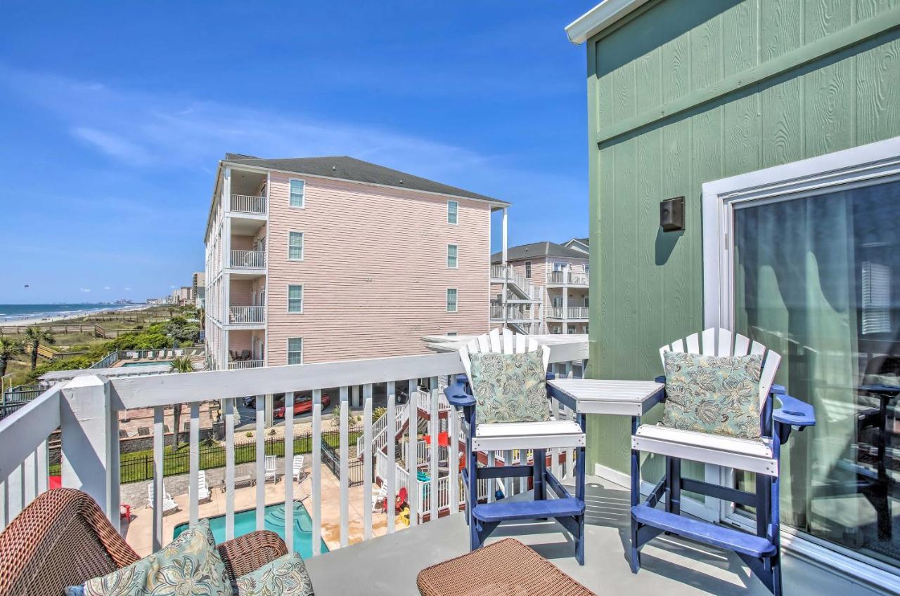 Sunny Seaside Condo With View - Walk To Beach Myrtle Beach Extérieur photo