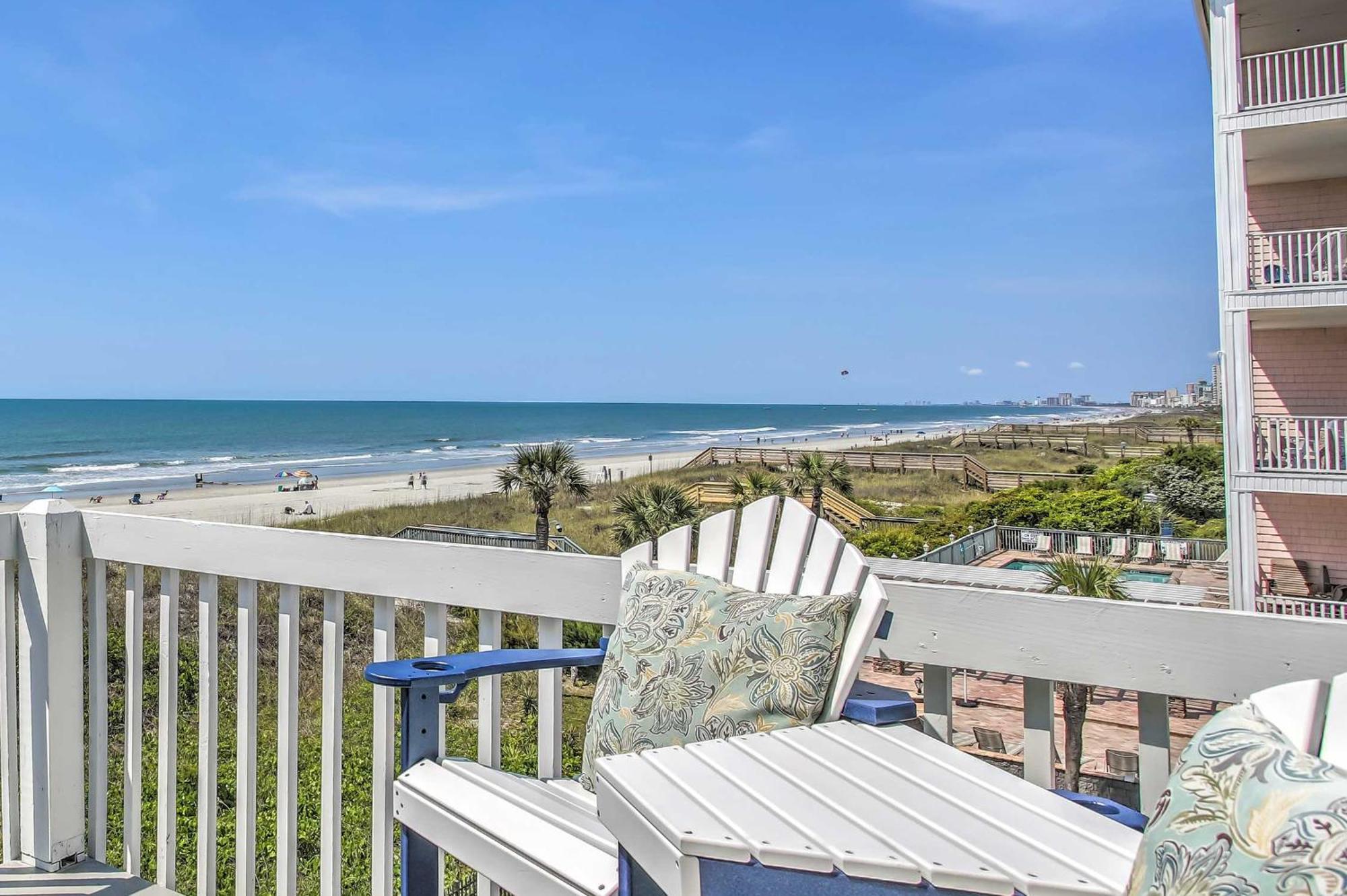 Sunny Seaside Condo With View - Walk To Beach Myrtle Beach Extérieur photo